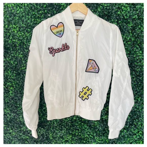 (FINAL💲) White Patched Jacket - Picture 3 of 7